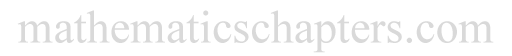Mathematics Chapters